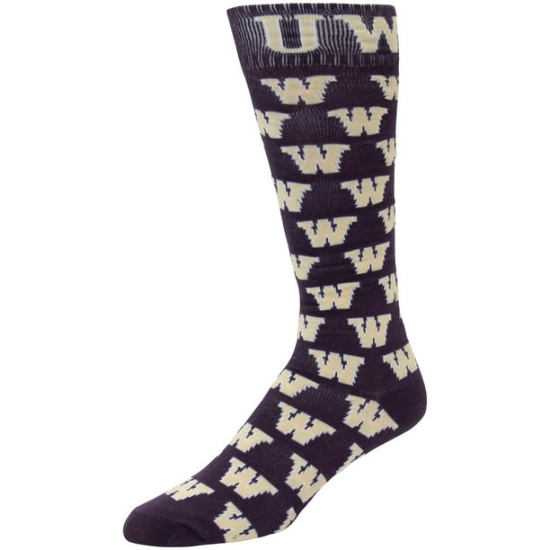 NCAA Washington Huskies Dress Socks Gold/Purple NCAA Washington Huskies Dress Socks Gold/Purple
